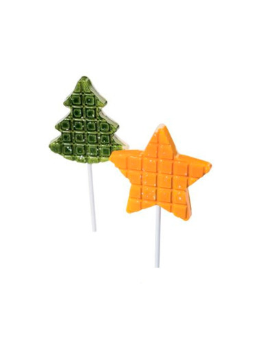 M. PVC PIRULETA NAVIDAD 70x76x9mm (2mx4i-8p)Pvc Piruletas