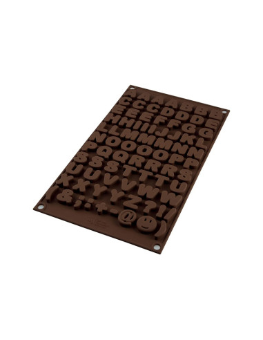 MOLDE SILICONA CHOCO ABC