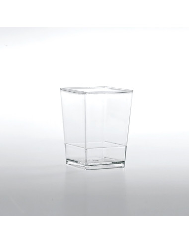 VASO CUADRADO 17,5 cl (100 un.)Vasos Pastelería