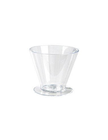 VASO CONO CON PIE 15 cl (100UD)Vasos Pastelería