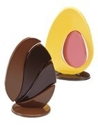 Moldes de PVC para huevos de chocolate de diseño en Restorhome.
