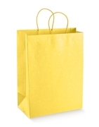 Bolsas de papel con asa para transporte de productos en Restorhome.